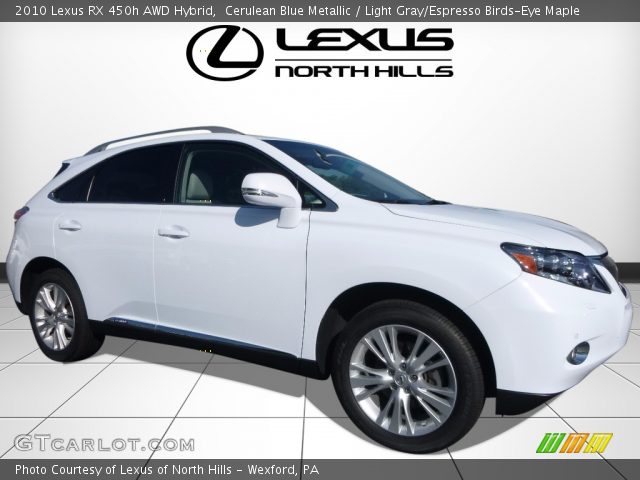 2010 Lexus RX 450h AWD Hybrid in Cerulean Blue Metallic