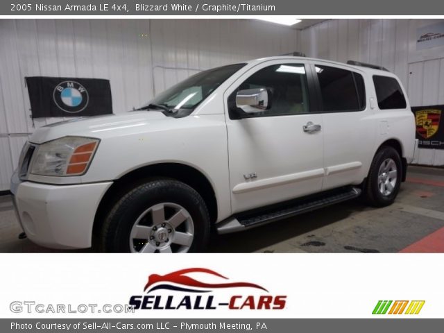 2005 Nissan Armada LE 4x4 in Blizzard White