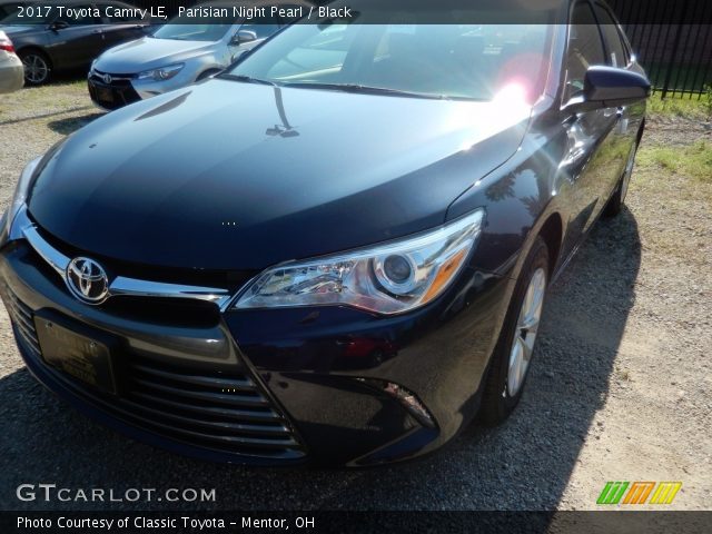 2017 Toyota Camry LE in Parisian Night Pearl
