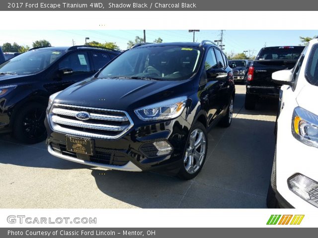 2017 Ford Escape Titanium 4WD in Shadow Black