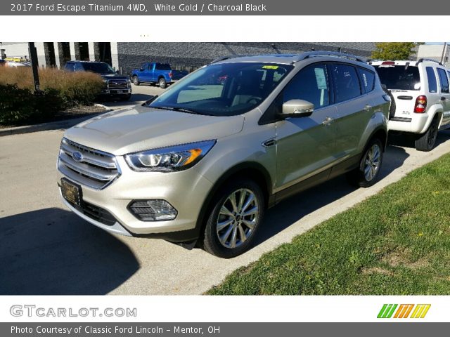 2017 Ford Escape Titanium 4WD in White Gold