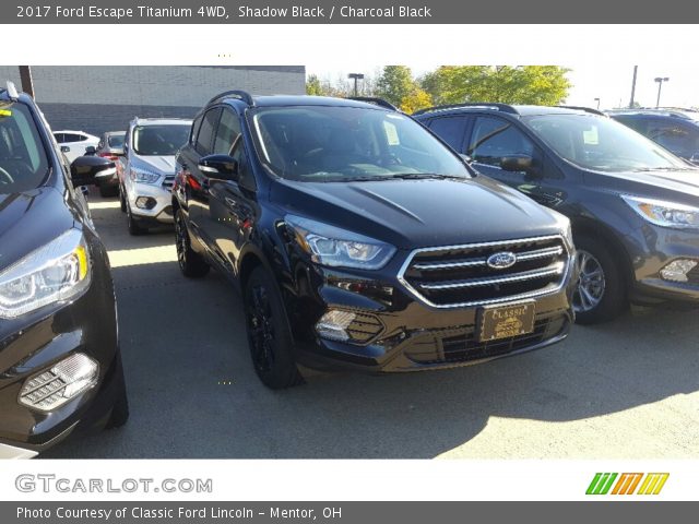 2017 Ford Escape Titanium 4WD in Shadow Black