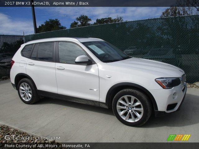 2017 BMW X3 xDrive28i in Alpine White