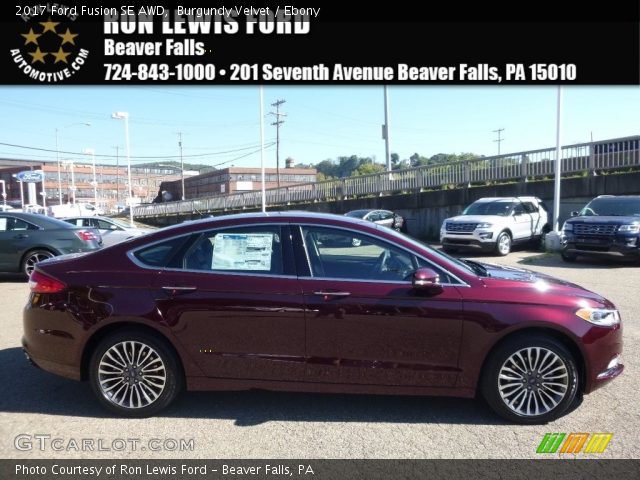 2017 Ford Fusion SE AWD in Burgundy Velvet