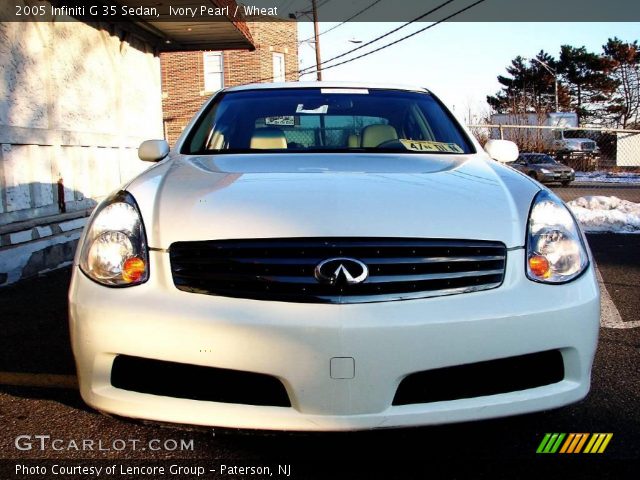 2005 Infiniti G 35 Sedan in Ivory Pearl