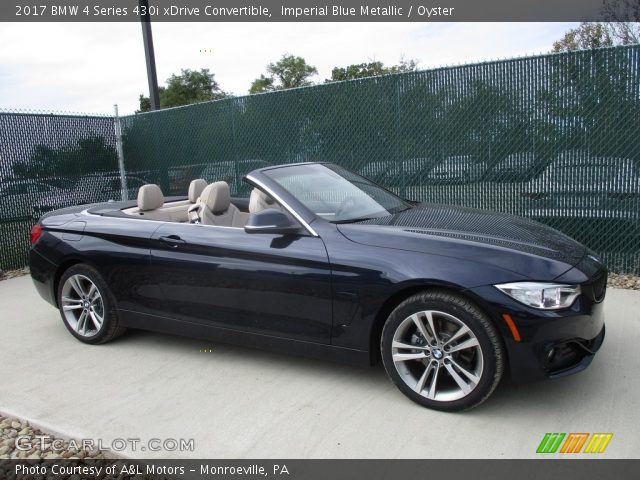 2017 BMW 4 Series 430i xDrive Convertible in Imperial Blue Metallic