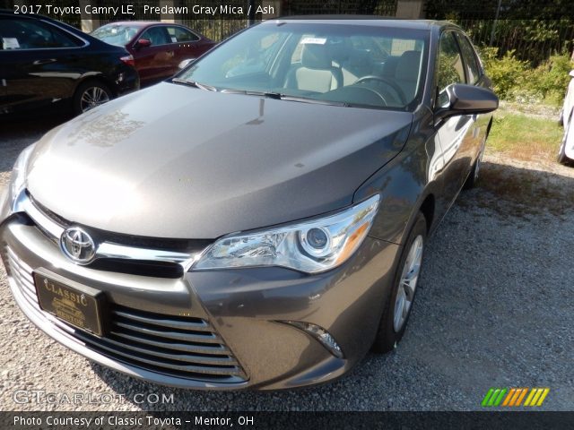 2017 Toyota Camry LE in Predawn Gray Mica