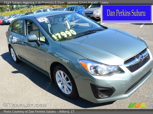 2014 Subaru Impreza 2.0i Premium 5 Door in Jasmine Green Metallic