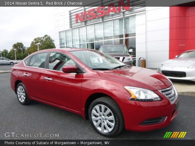 2014 Nissan Sentra S in Red Brick