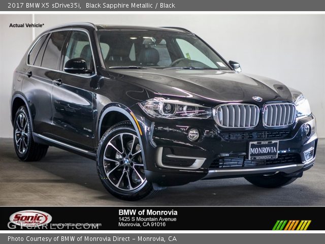 2017 BMW X5 sDrive35i in Black Sapphire Metallic
