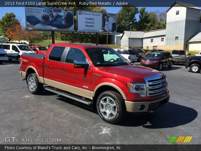 2013 Ford F150 Lariat SuperCrew 4x4 in Ruby Red Metallic