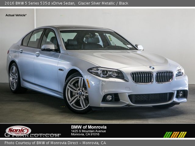 2016 BMW 5 Series 535d xDrive Sedan in Glacier Silver Metallic