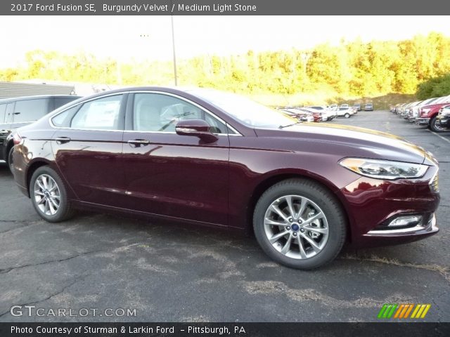 2017 Ford Fusion SE in Burgundy Velvet
