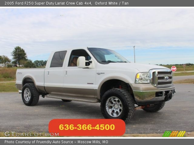 2005 Ford F250 Super Duty Lariat Crew Cab 4x4 in Oxford White