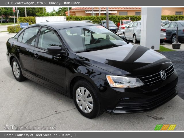 2016 Volkswagen Jetta S in Black