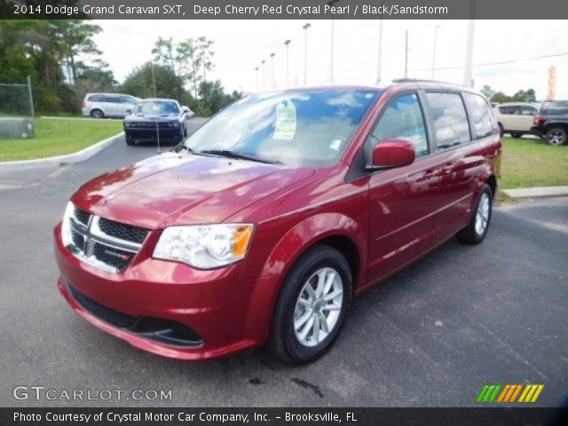 2014 Dodge Grand Caravan SXT in Deep Cherry Red Crystal Pearl