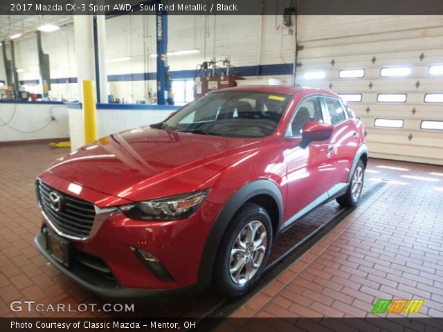 2017 Mazda CX-3 Sport AWD in Soul Red Metallic