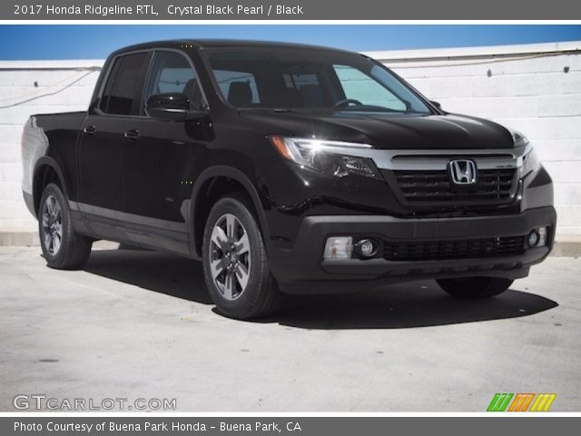 2017 Honda Ridgeline RTL in Crystal Black Pearl