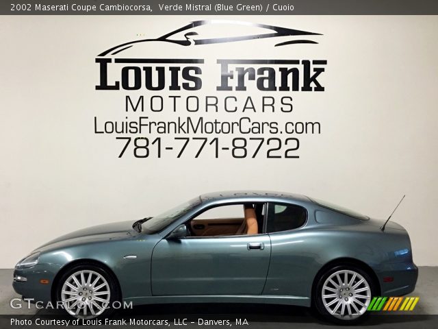 2002 Maserati Coupe Cambiocorsa in Verde Mistral (Blue Green)