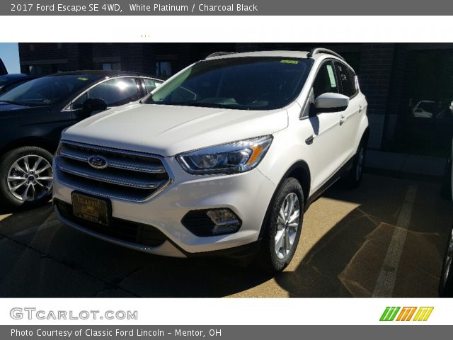 2017 Ford Escape SE 4WD in White Platinum