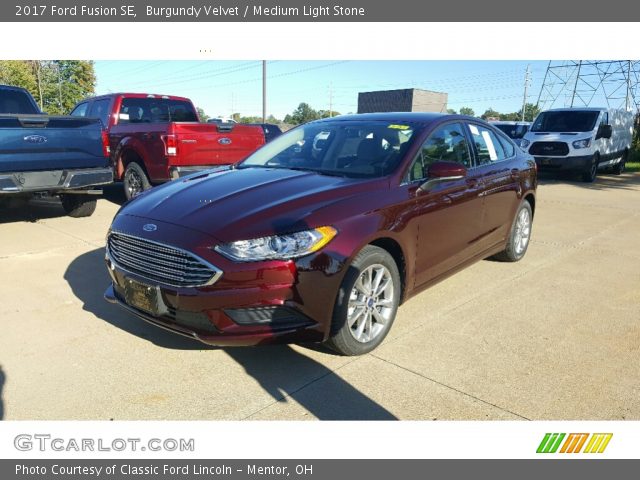 2017 Ford Fusion SE in Burgundy Velvet