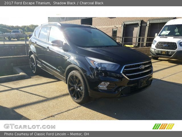 2017 Ford Escape Titanium in Shadow Black