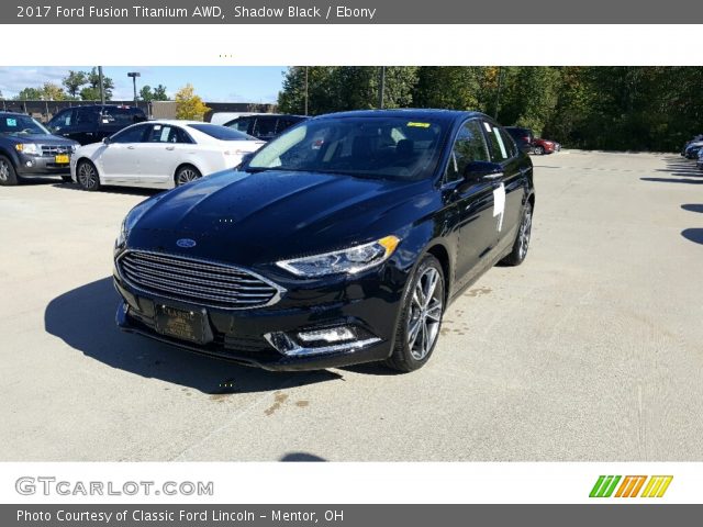 2017 Ford Fusion Titanium AWD in Shadow Black