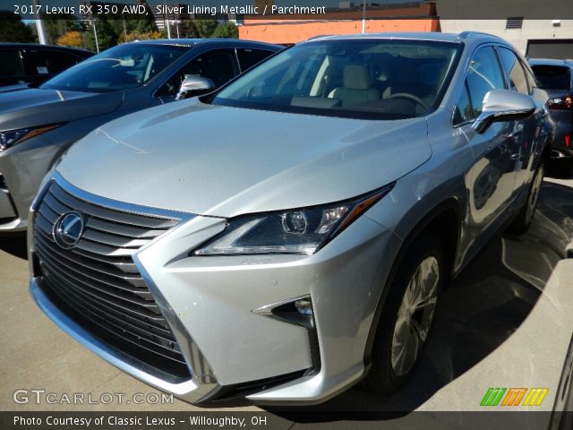 2017 Lexus RX 350 AWD in Silver Lining Metallic