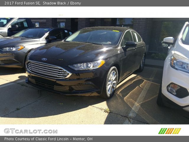 2017 Ford Fusion SE in Shadow Black