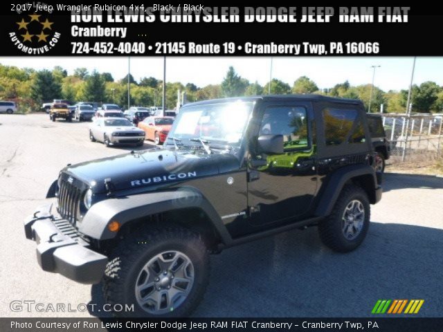 2017 Jeep Wrangler Rubicon 4x4 in Black