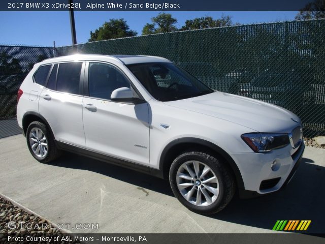 2017 BMW X3 xDrive28i in Alpine White