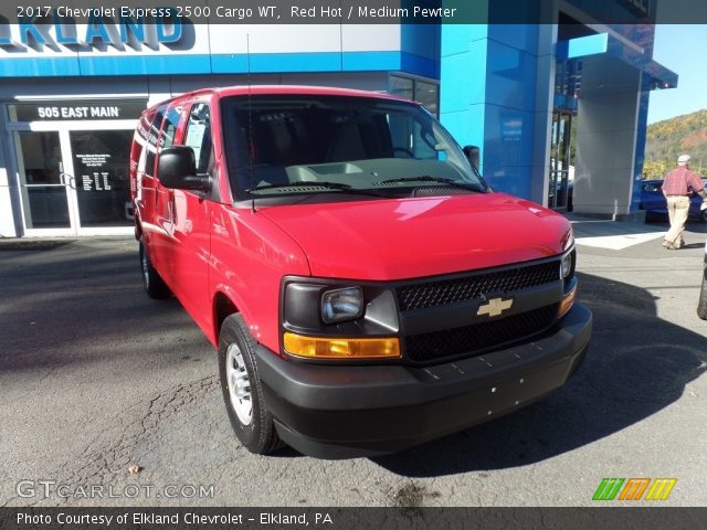 2017 Chevrolet Express 2500 Cargo WT in Red Hot