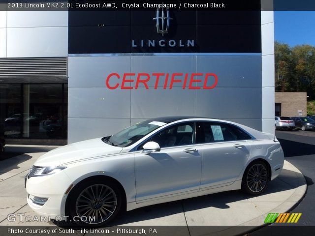 2013 Lincoln MKZ 2.0L EcoBoost AWD in Crystal Champagne