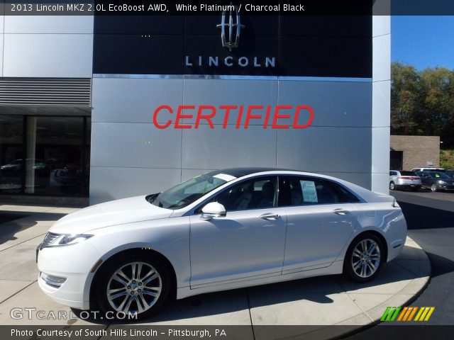 2013 Lincoln MKZ 2.0L EcoBoost AWD in White Platinum