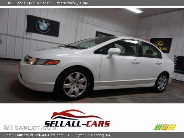 2007 Honda Civic LX Sedan in Taffeta White