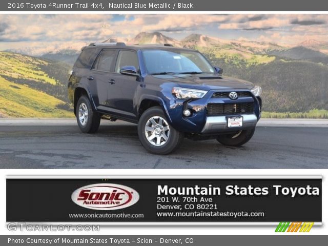 2016 Toyota 4Runner Trail 4x4 in Nautical Blue Metallic
