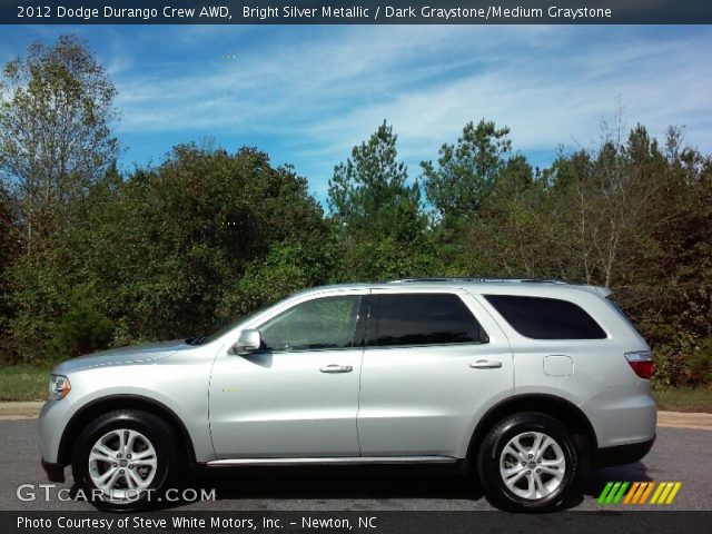 2012 Dodge Durango Crew AWD in Bright Silver Metallic