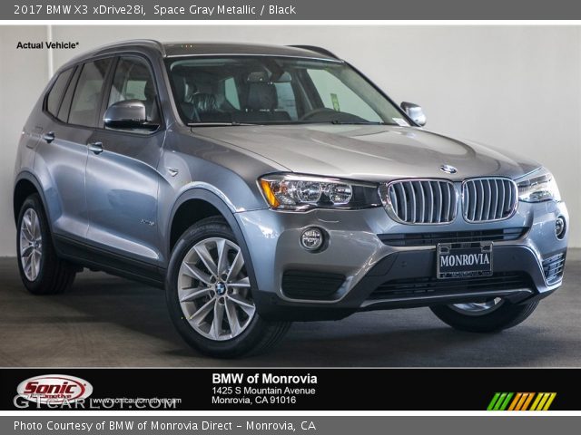 2017 BMW X3 xDrive28i in Space Gray Metallic
