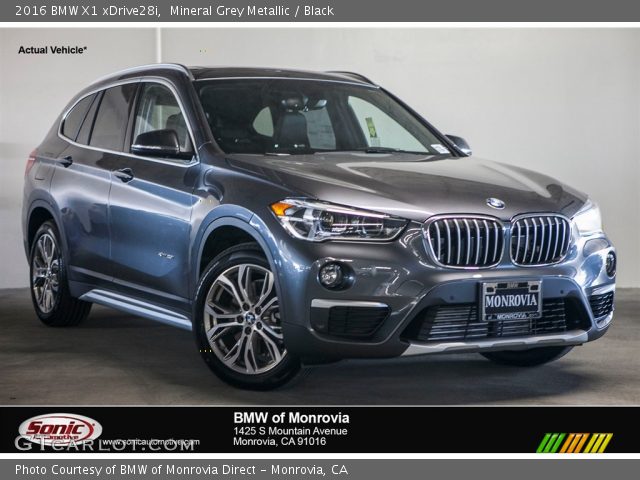 2016 BMW X1 xDrive28i in Mineral Grey Metallic