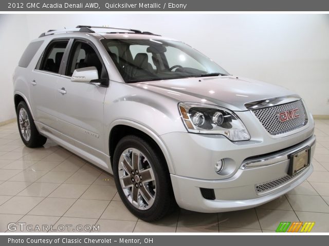 2012 GMC Acadia Denali AWD in Quicksilver Metallic