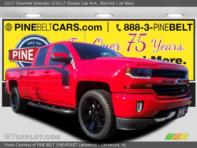 2017 Chevrolet Silverado 1500 LT Double Cab 4x4 in Red Hot