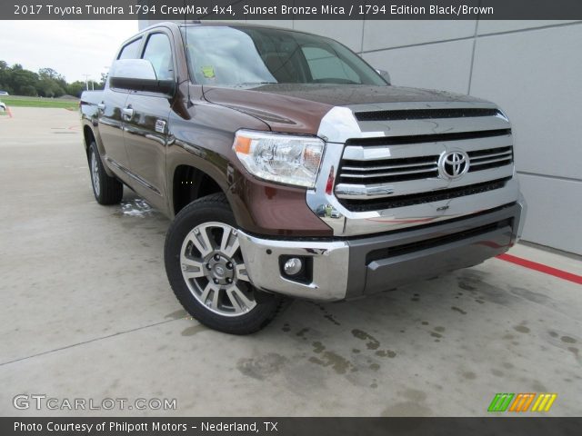 2017 Toyota Tundra 1794 CrewMax 4x4 in Sunset Bronze Mica