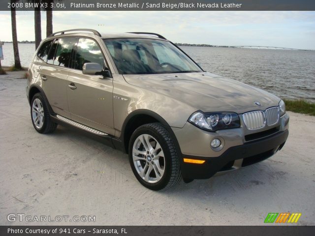 2008 BMW X3 3.0si in Platinum Bronze Metallic
