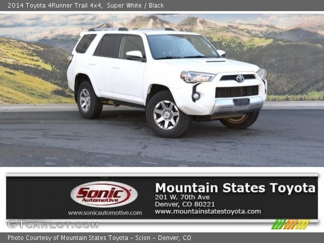 2014 Toyota 4Runner Trail 4x4 in Super White