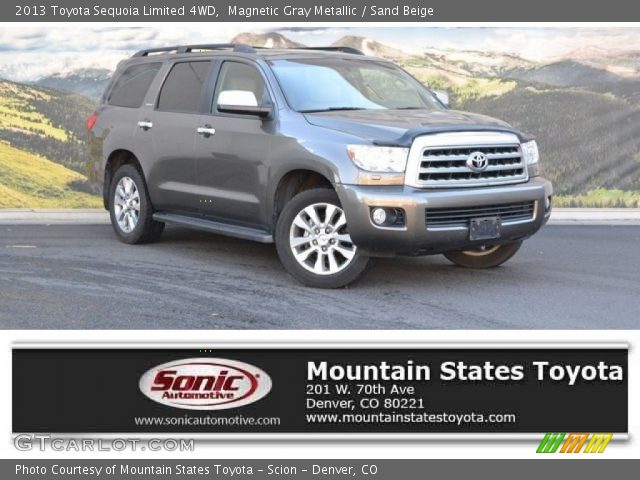 2013 Toyota Sequoia Limited 4WD in Magnetic Gray Metallic