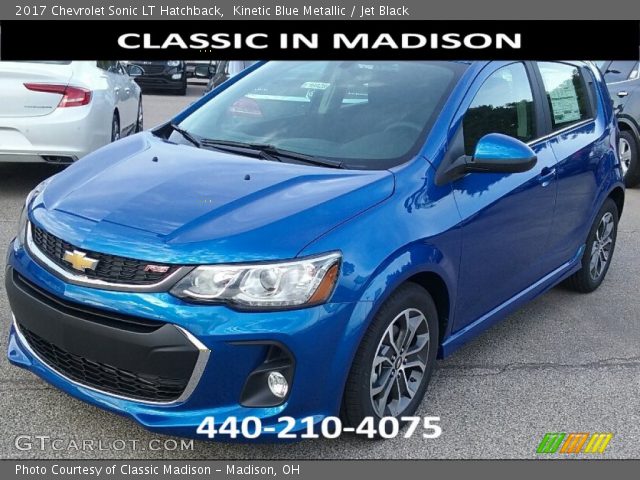 2017 Chevrolet Sonic LT Hatchback in Kinetic Blue Metallic