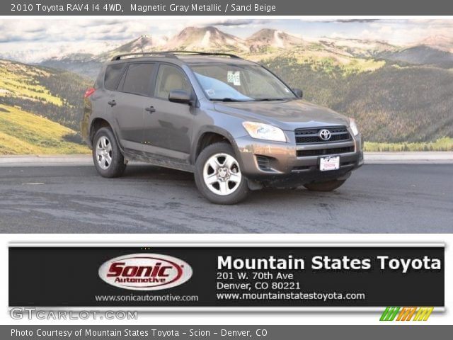 2010 Toyota RAV4 I4 4WD in Magnetic Gray Metallic