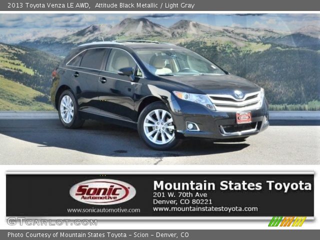 2013 Toyota Venza LE AWD in Attitude Black Metallic