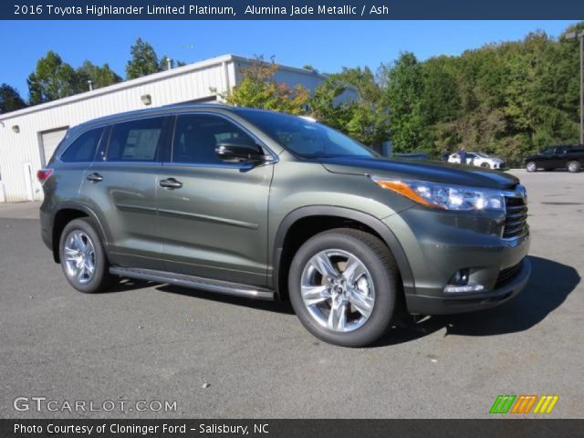 2016 Toyota Highlander Limited Platinum in Alumina Jade Metallic