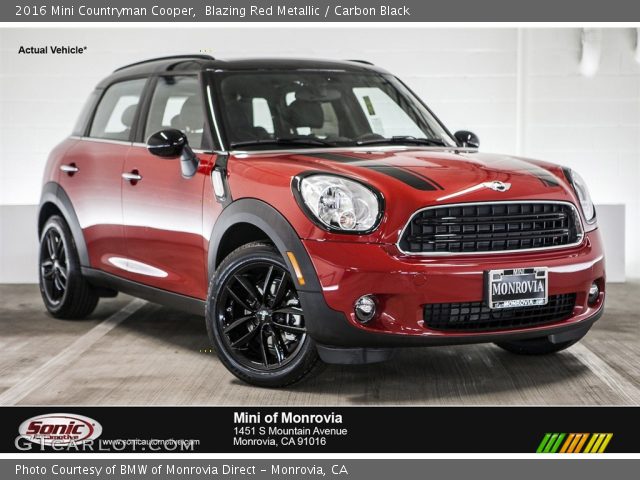 2016 Mini Countryman Cooper in Blazing Red Metallic